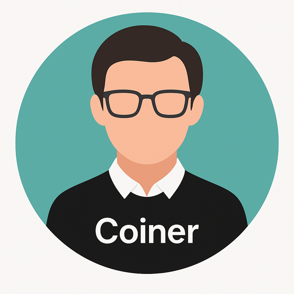 仮想通貨ブログ著者Coiner（コイナー）のアバターアイコン